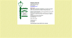 Desktop Screenshot of hedgehouse.com